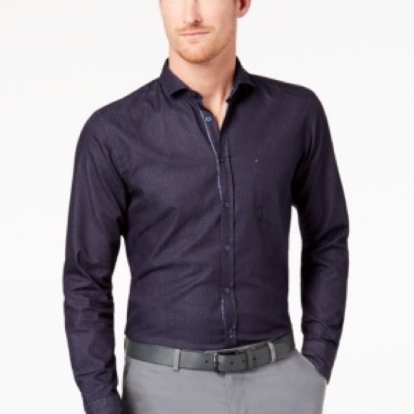 Hugo Boss Men's Slim-Fit Print Shirt
